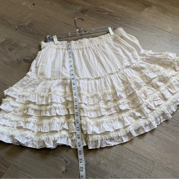 For The Republic Boho Ruffle Mini Skirt – Size L - Picture 6 of 11